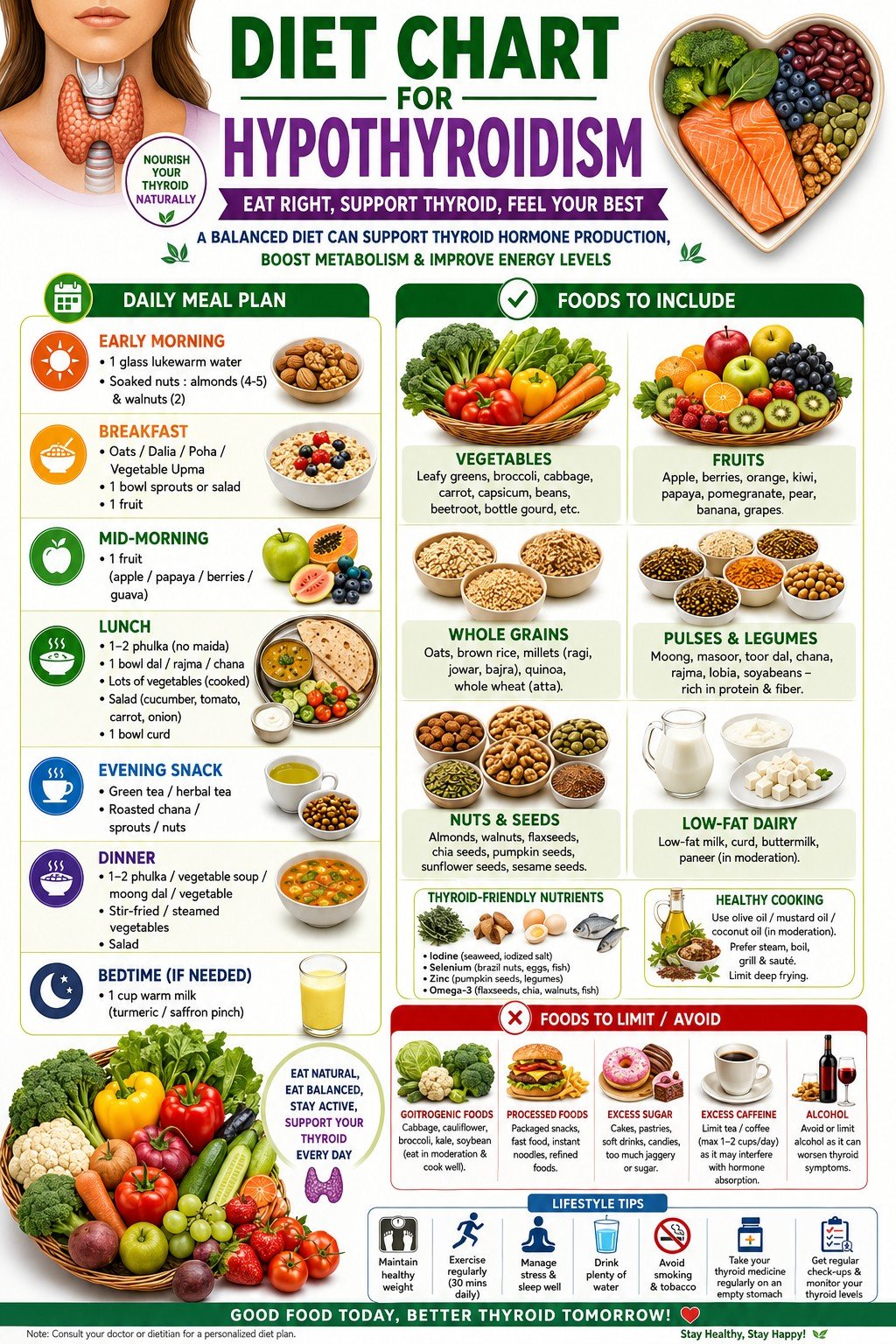 Hypothyroidism — Dietary Advice
