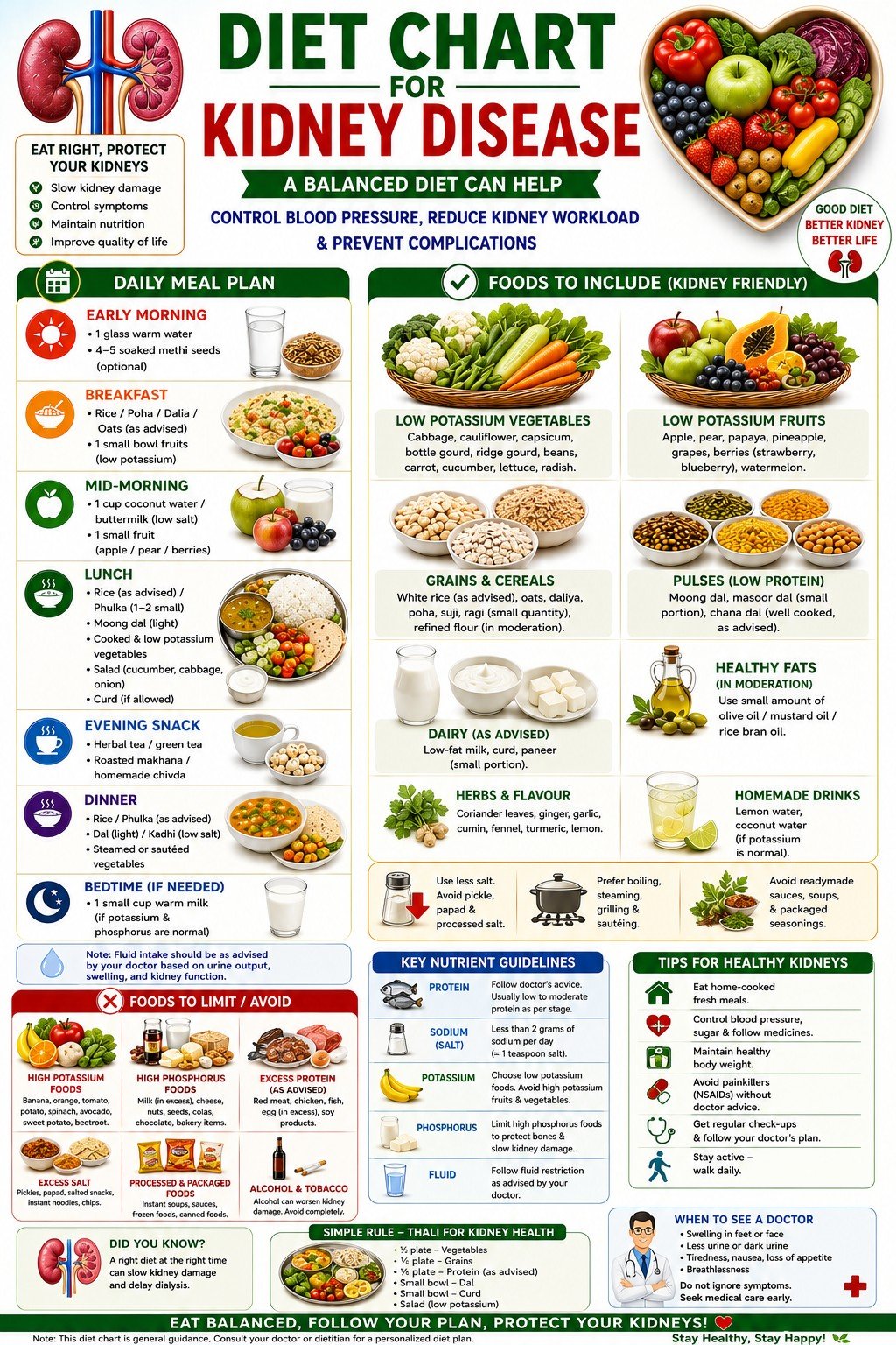 Kidney Disease — Dietary Advice